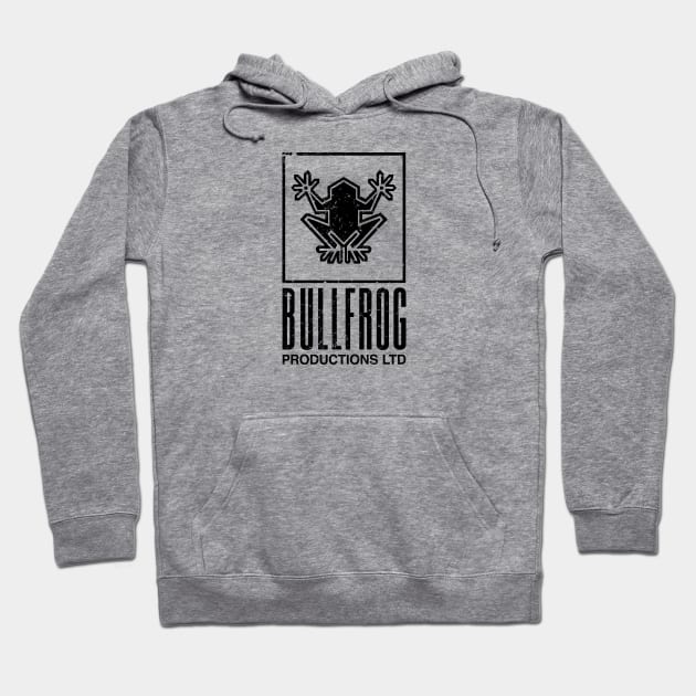 BULLFROG vintage black logo Hoodie by FbsArts